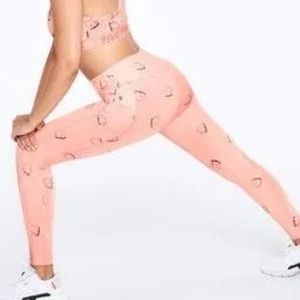 PINK / VS   Peach Print Leggings Set